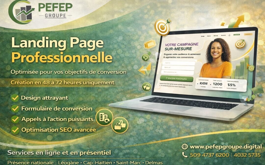 Site Portfolio pour Freelance en Haïti