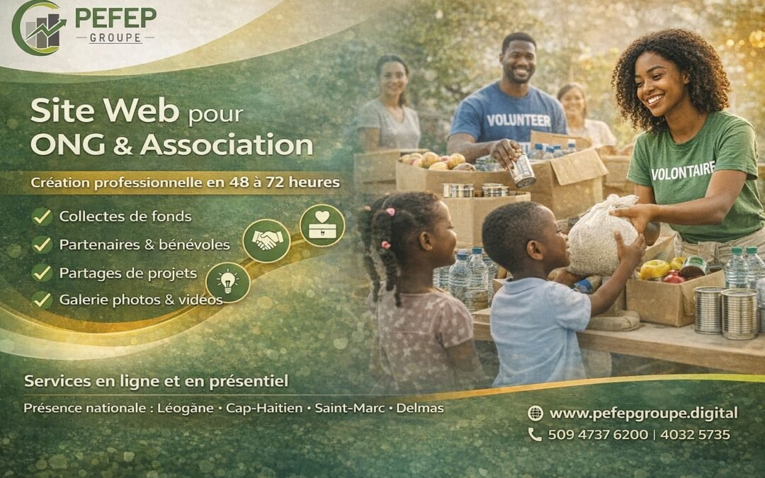 Site Web pour ONG ou Association en Haïti